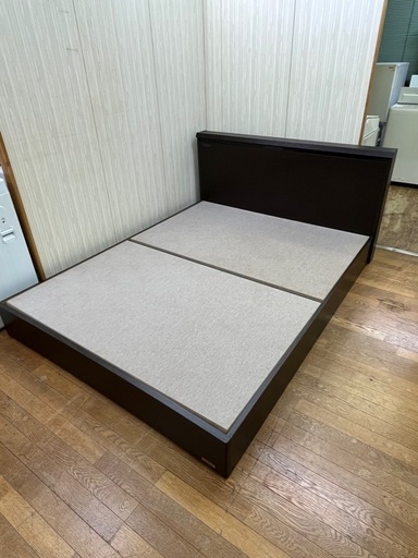 激安販売!! 大きめサイズ!! フランスベッド ベッドフレーム ワイドダブル