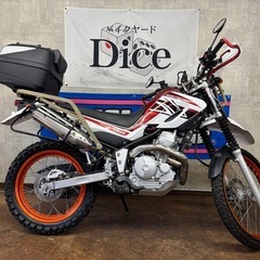 ★即乗りOK 自賠責付き！　ヤマハ　セロー250　セル1発　実働車　ETC付き　パニアケース　SP忠男　DG17J　カスタム多数　オフロード　バイクの画像