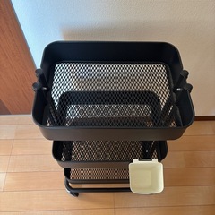 IKEA ワゴン ブラック  の画像
