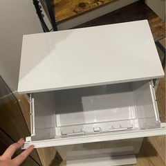 ニトリすっきり収まる薄型ワイドペダルペール(2段 40L)の画像