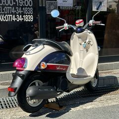 無料配送有　ヤマハ　YAMAHA　ビーノ デラックス　VINO DELUXE　16228km　SA54J　ローン可　3ヶ月保証付　エンジンオイル・バッテリー新品交換　ナンバー登録代行受付中　バンガレージ京都の画像
