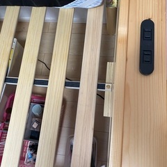 　決まりました。美品　シングルベッド　マットレスの画像