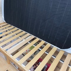 　決まりました。美品　シングルベッド　マットレスの画像
