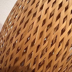 IKEA ベイヤ BÖJA テーブルランプ 竹 スタンドライトの画像