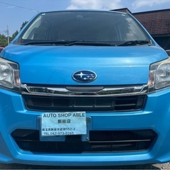 走行距離65000キロ♪H25年式 スバル ステラ★総額16.8万円★車検2年付 機関良好 エアコンバッチリ♪修復歴なし！ETC アイドリングストップ スマキー 長く乗れる一台！の画像