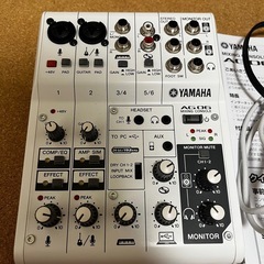 YAMAHA AG06 ミキシングコンソール　USB3カメラアダプタ　3点セットの画像