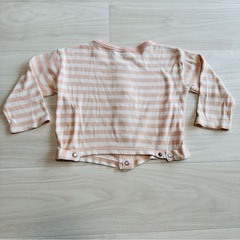 カーディガン センスオブワンダーボーダー ベビー服 95cm ピンク 長袖の画像