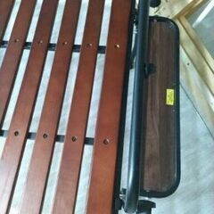 新春セール！高脚折り畳みシングルすのこベッドの画像