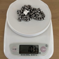シルバー925 50cm マイアミチェーン　喜平　103gの画像