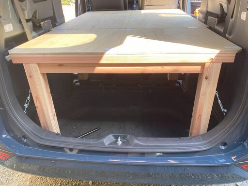 ９０ VOXY ヴォクシーハイブリッド７人乗り 揺れの少ない 車中泊ベット（youtube 見れば揺れないのが見れます