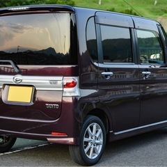 車検2年付■タントカスタム X■走行7万キロ■電動スライドドア■オーディオ■スマートキー■純正アルミの画像