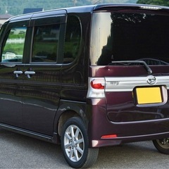 車検2年付■タントカスタム X■走行7万キロ■電動スライドドア■オーディオ■スマートキー■純正アルミの画像