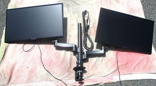 ☆　エイサー Acer AOPEN 24CL1Y 23.8インチ 液晶モニター フル HD IPSディスプレイ◆モニターアーム付き2台セット