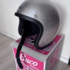 BABY BUCO シルバー ジェットヘルメットの画像