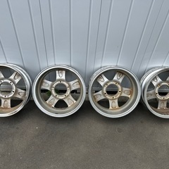 【購入者決まりました】16インチ　ジムニー等にアルミホイール　weds KEELERの画像