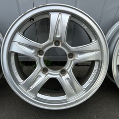 【購入者決まりました】16インチ　ジムニー等にアルミホイール　weds KEELERの画像