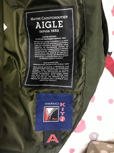 自己保管未使用:AIGLE モッズコート