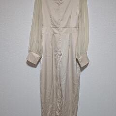 新品！ヌナ 切り替えシアーワンピースの画像