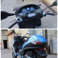ピアジオ　MP3　250　自賠責3年付  ZAPM472　側車付きオートバイ登録　トライク 側車付軽二輪の画像