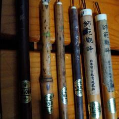 中古品書道筆纏めて現状販売の画像