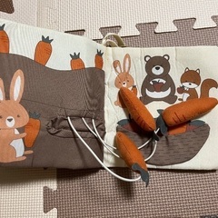 布絵本とオーボールの画像
