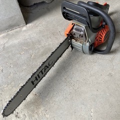HITACHI エンジンチェーンソー　ジャンクの画像