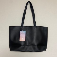 新品 黒 トートバッグ 上品 PUレザー 通勤 通学 A4PCの画像