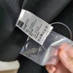 GU　レディース　XL　ブラック　新品　コージーメルトンテーラードコートの画像