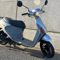【New】美品 実働 BT新品 スズキ CA45A レッツ4  4スト原付 4ストインジェクション スクーター シルバーの画像