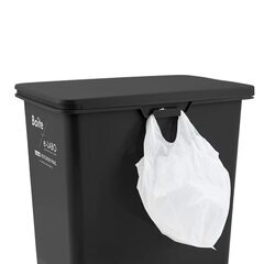 ゴミ箱２個セット(小売り可)　20L　ブラック　ペダル式の画像
