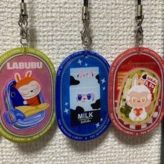 112🐰LABUBUラブブ。プレートストラップ各1、5枚セットの画像