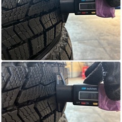 お取引き中、⭐️バリ溝🌈155/65R14🌈2023年製スタッドレス🌈人気の軽自動車サイズ‼️ 😊✨✨安心の日本製✨✨✨D4の画像