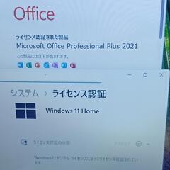 （取引中）NEC ノートパソコン　lavied N1415CAW 　ワイヤレスHDMI付き　2021年発売の画像