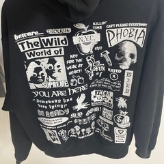 SUPREME Wild Embroidered Hooded Sweatshirt の画像