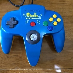 ピカチュウ 64 コントローラー ブルー 任天堂 ニンテンドー Nintendoの画像