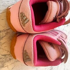 adidas ベビーシューズ ピンク 15cmの画像