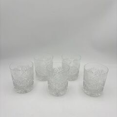 ボヘミアグラス　5個セットの画像