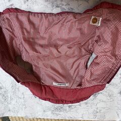 大人気familiar 赤い　ダウンベストジャケット 80cmの画像