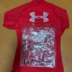 Under Armour UAヒートギアコンプレッションシャツ XL レッドの画像