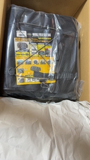 タナックスMFK-233　ミドルフィールドシートバック ブラック