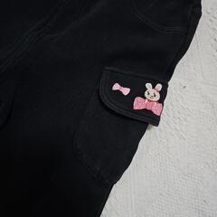 【110】ミキハウス　MIKI HOUSE　うさこちゃん　レギパン　パンツ　デニム　ズボン　女の子　子供服の画像