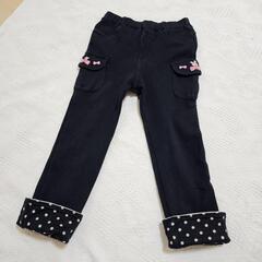 【110】ミキハウス　MIKI HOUSE　うさこちゃん　レギパン　パンツ　デニム　ズボン　女の子　子供服の画像