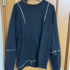 agem9 地雷系 トレーナー 黒の画像