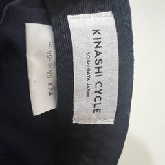 未使用　KINASHI CYCLE 木梨サイクル 木梨の会 ロゴ キャップ size57〜59cm/ブラックの画像