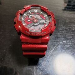 希少カラー レア G-SHOCK メタリック レッド ANALOG-DIGITAL GA-110NM-4AJFの画像