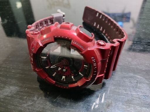 希少カラー レア G-SHOCK メタリック レッド ANALOG-DIGITAL GA-110NM-4AJF