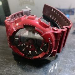 希少カラー レア G-SHOCK メタリック レッド ANALOG-DIGITAL GA-110NM-4AJFの画像