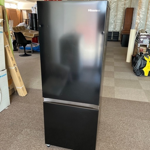 2024年製 162L 引取り 運搬可Hisense ブラック　冷蔵庫　黒