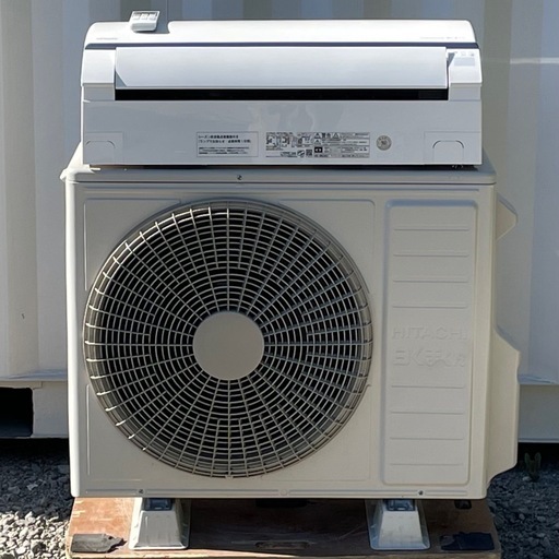 高年式 ! 美品 ! !◇日立 エアコン 20畳用 2024年製 ecoこれっきり 凍結洗浄 空清200V RAS-GT63R2 洗浄