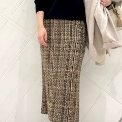 冬用スカート🍁試着のみ・ほぼ未使用の画像
